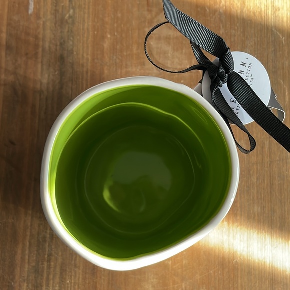 Rae Dunn “Wicked Witch” Cauldron White  Black Lettering Green Interior Mug - Picture 6 of 7